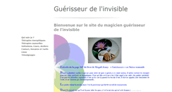 Desktop Screenshot of guerisseurdelinvisible.ch